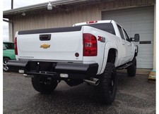 Fab Fours Ch99-t1250-1 For 03-06 Silveradosierra 25003500 Hd Rear Ranch Bumper Fab Fours Ch99-t1250-1 For 03-06 Silveradosierra 25003500 Hd Rear Ranch Bumper
