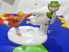 NEW COALPORT CHARACTERS THE SNOWMAN THE ADVENTURE BEGINS BOXED NEVER DISPLAYED