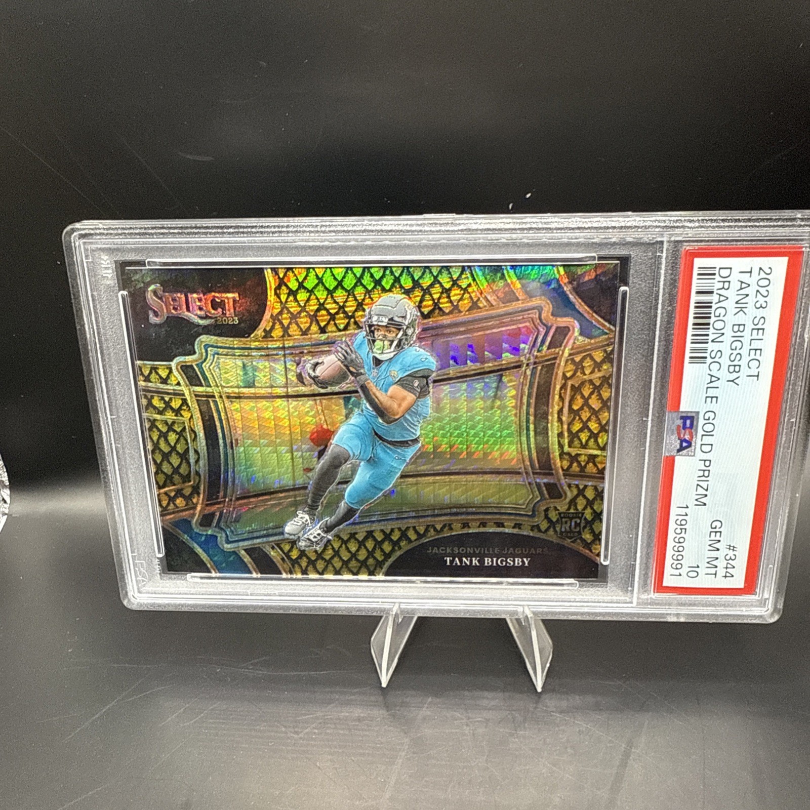 2023 Panini Select Field Level Dragon Scale Gold Prizm 7/10 Tank Bigsby RC