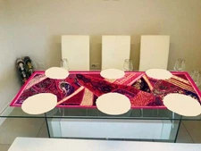 60" EXQUISITE HOME DECOR TAPESTRY THROW TABLE RUNNER LINEN XL CHRISTMAS GIFT