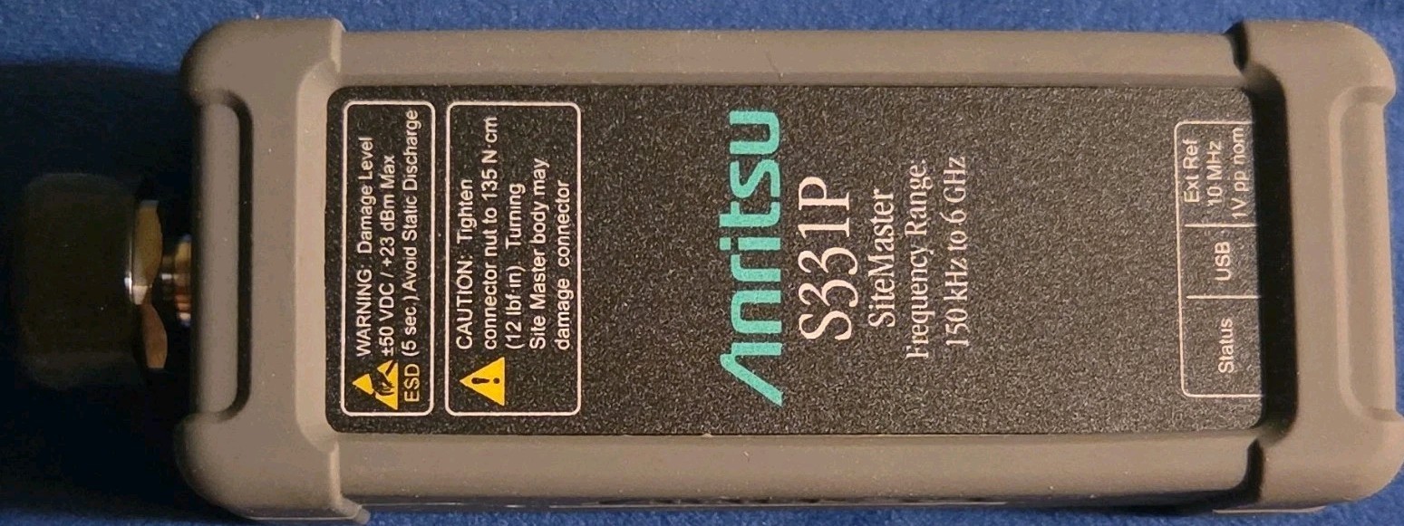 Anritsu S331P Site Master Cable/Antenna Analyzer USB 150 kHz-6 GHz Case