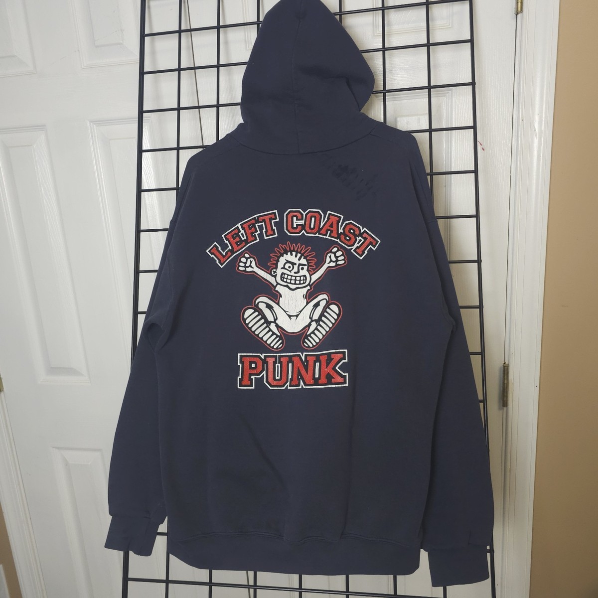 MXPX LEFT COAST PUNK Vintage Hoodie Sweatshirt Size Large View 2
