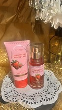 New Bath  Body Works Body Cream  Fragrance Mist 2.5oz Strawberry Pound Cake