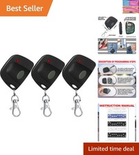 3 Pieces Gate Opener Remote Compatible with Multicode 300mhz 10 Dip Switch 30...