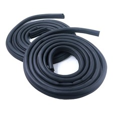 Pair Front Door Weatherstrip Seal For 2002-2008 Dodge Ram 1500 Standard Crew Cab
