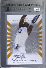 2012 Leaf Signature Series Gold 8/25 Terrence Jones #BA-TJ1 Auto 3c7