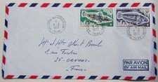 TAAF - 1972 Cover to France, 1971 Poissons, cat 90 Euros