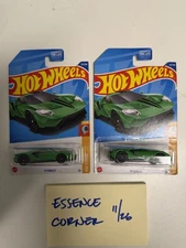 Lot of 2 2022 Hot Wheels LOT OF 2 ~ Walgreens EXCLUSIVE GREEN ~ '17 Ford GT