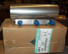 SMITH-BLAIR 261 3.46"-3.70" OD RANGE 12.5" W 3" FULL CIRCLE REPAIR CLAMP (551)