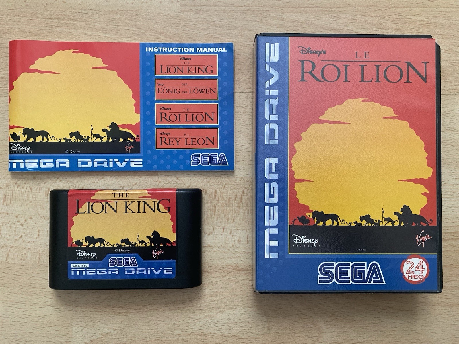 Le Roi Lion - Sega Megadrive Mega Drive - PAL - Complet