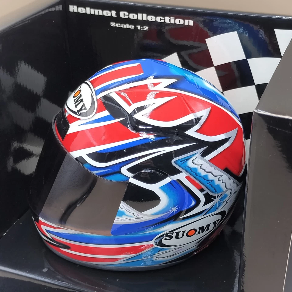 Minichamps 1/2 half Suomy Helmet 2001 Troy Bayliss Ducati SBK 326011221 - Image 3 of 4