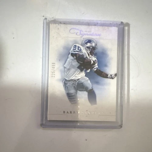 Barry Sanders Detroit Lions Football Original Signed Autographed Art Print