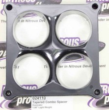 Wilson Manifolds Carburetor Spacer - 4500 1in 4-hole Lw Tapered Wilson Manifolds Carburetor Spacer - 4500 1in 4-hole Lw Tapered