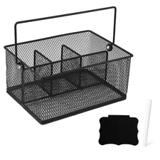 Garden Tool Basket Metal Mesh Gardening Kit Organizer Garden Hand Tools Arran...