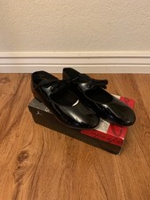 Capezio Jr Tyette Tsp Shoes 625 Patent Leather Adult 9.5 M Black