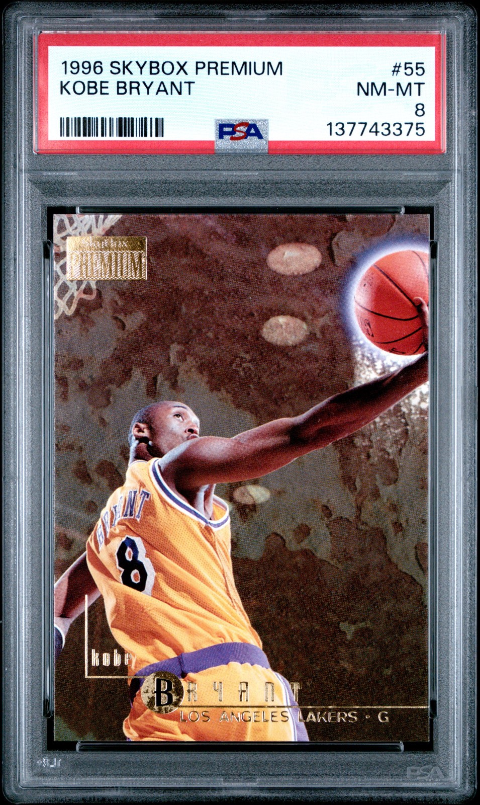 Kobe Bryant 1996 Skybox Premium #55 Base Price Guide - Sports Card