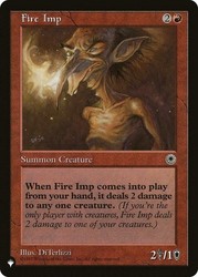 Fire Imp The List Uncommon