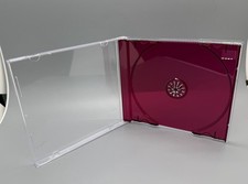 10 PCS NEW Rare 10.4mm Single CD Jewel Cases, Ruby Tray, Made in USA