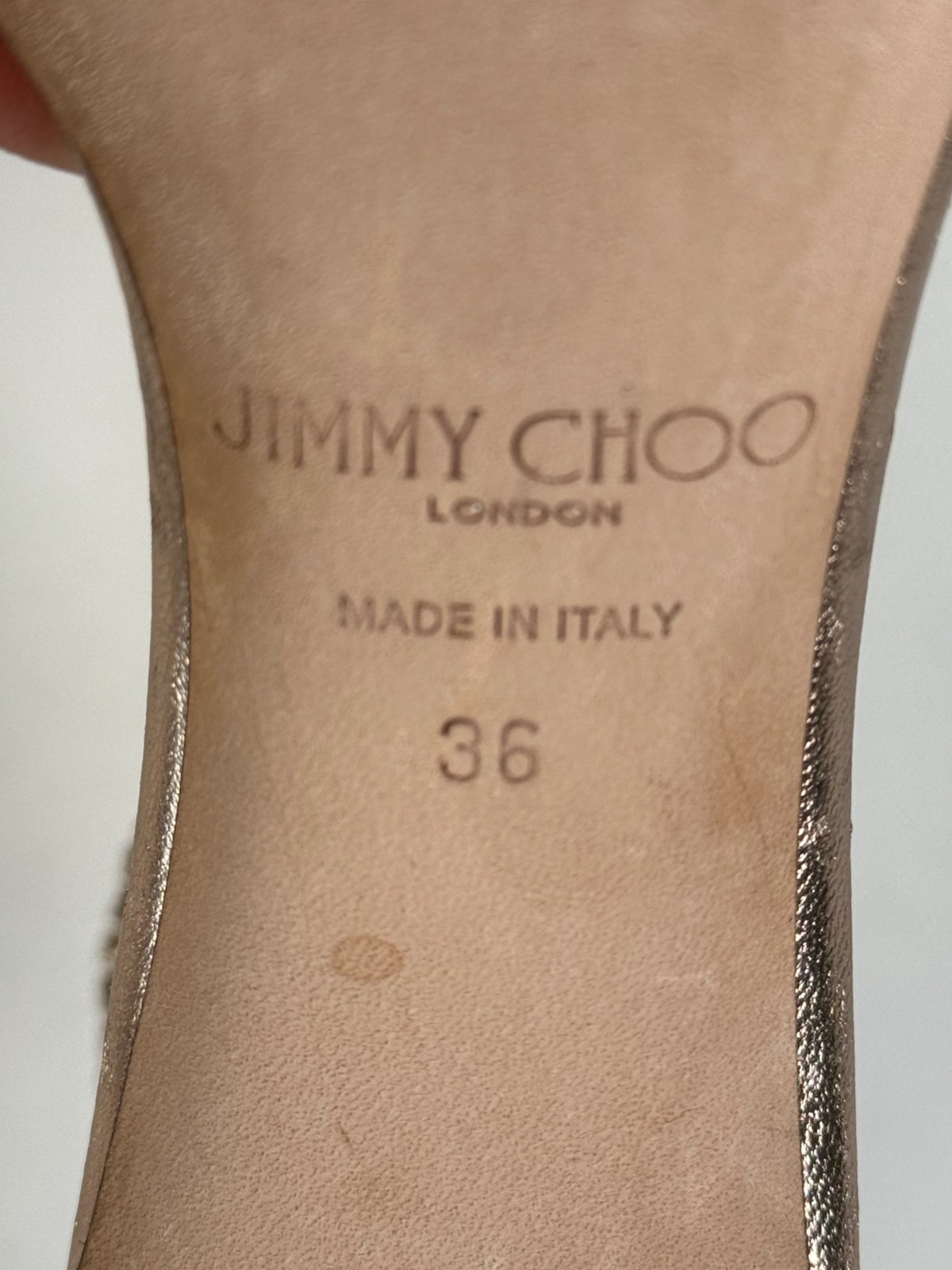 Jimmy Choo Dochas Jeweled Metallic Leather Ankle Strap Sandals