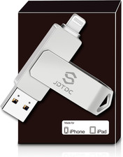 Genuine Apple Mfi Certified Iphone USB Flash Drive 128GB - Real Capacity - No Fa