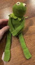 Vintage 1979 KERMIT THE FROG Muppet Beanbag Plush Fisher Price Toy 864 RARE