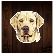 Yellow Lab - Vinyl Decal Sticker - Car Window Laptop - ebn11257