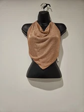NWT Windsor Women's Halter Top, Rose Gold, Size Medium