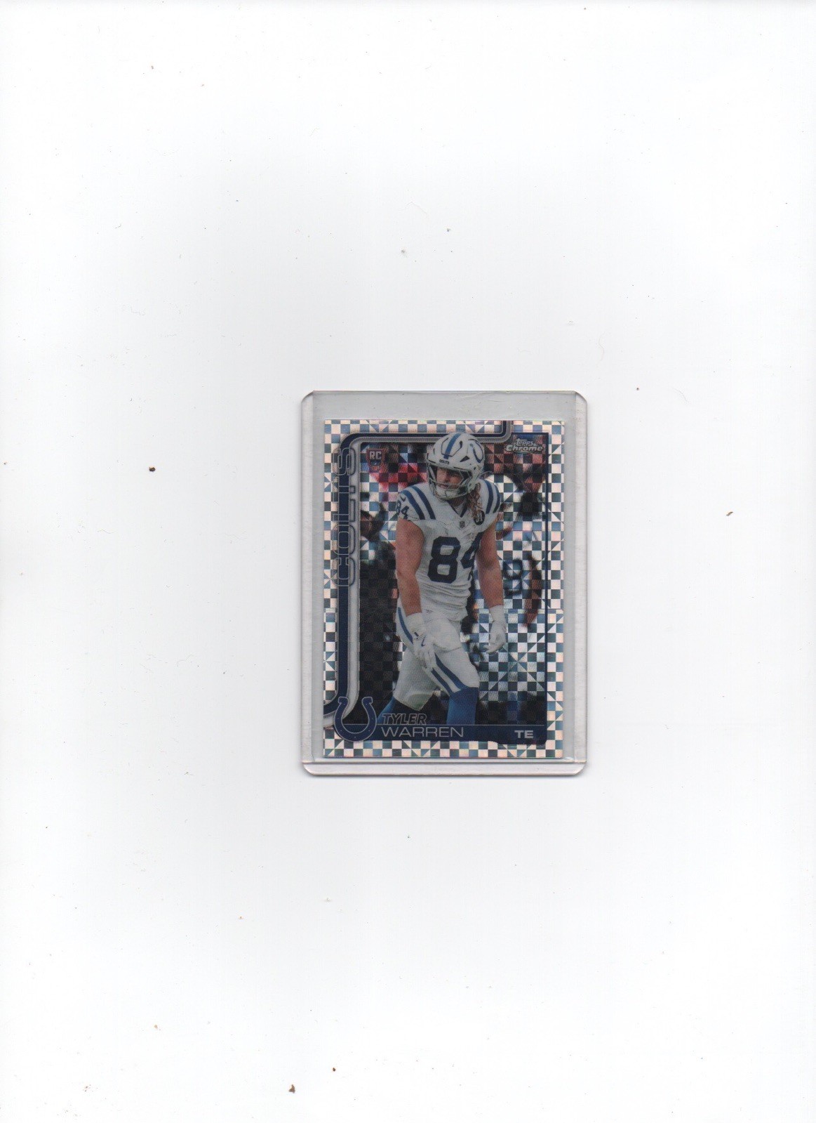 Topps Chrome X-Fractor Rookie Tyler Warren Indianapolis Colts #346 NFL 2025