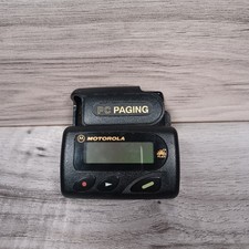 Motorola Flex Pager Beeper Digital Display w/ Holster Clip MHz