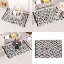 1/12 Doll House Miniature Rug Simulation Floor Carpet for Craft Model Projects