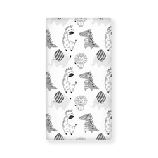 Lion Giraffe Elephant Crocodile Fitted Crib Animals Baby Crib Fit Standard Cr...