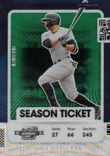 2021 Panini Contenders Optic Green Wave Ticket Giancarlo Stanton #44 Yankees