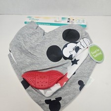 Disney Baby Mickey Mouse Bibs Teether Bandana 3 Pack Baby Shower Gift