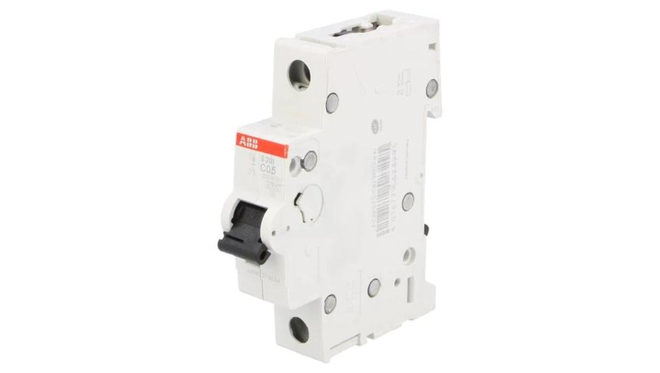 S201-C0.5 Circuit breaker 230/400VAC Inom: 0.5A Poles: 1, 6kA /T2UK