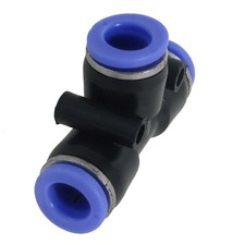 8mm to 8mm Tubing Push In T Joint Designed Quick Fittings