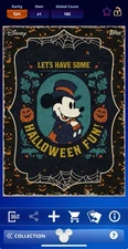 DIGITAL TOPPS DISNEY COLLECT Let’s Have Some Halloween Fun EPIC JACK-O’-LANTERN
