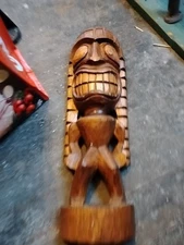 Tiki Carving Tiki Wood God Hawaiian