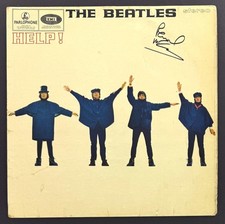 Paul McCartney The Beatles Signed Autograph Album Vinyl Record Help! w/ JSA COA