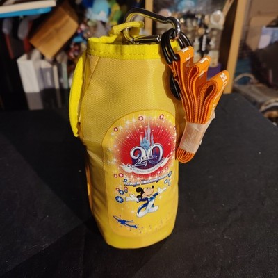 Disney Mickey Mouse Water Bottle Cooler Bag with Crossbody Strap New Tokoyo Rare