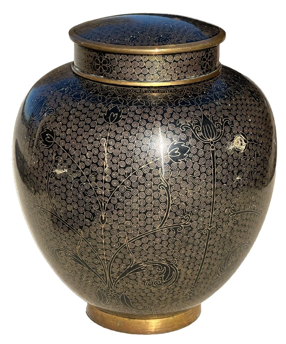 中国风景泰蓝壶| eBay