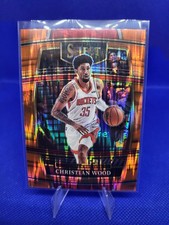 2021-22 Panini Select - Concourse Christian Wood #61 Orange Flash Prizm
