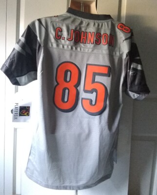 NFL CHAD JOHNSON #85 CINCINNATI BENGALS YOUTH REEBOK STORM JERSEY