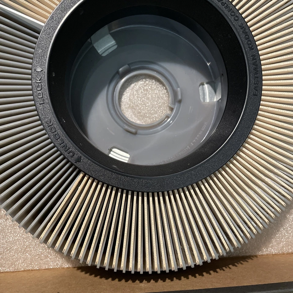 Vintage Kodak Transvue 140 Slides Tray Carousel Box & Slides Fraud & Con Games - Image 3 of 4