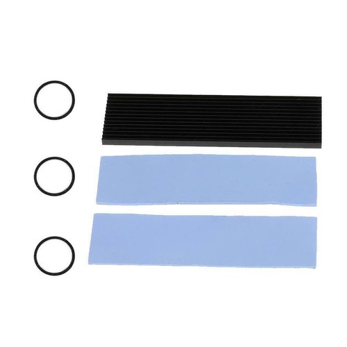 M.2 NGFF NVMe 2280 PCIE SSD Aluminum Cooling Heat Sink New X1 CL With Pad D3P7 - Afbeelding 5 van 10