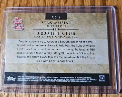 Lotto 6 carte commemorative Stan Musial - Foto 9 di 13