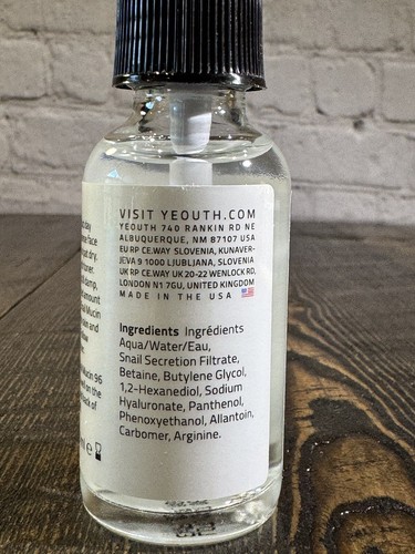 YEOUTH Advanced 96 Snail Mucin Serum for Face Hyaluronic Acid Hydrating Skin NEW - Picture 4 of 12