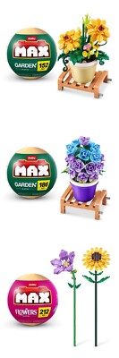 Zuru MAX Premium Building Bricks: Elegant Flower Design