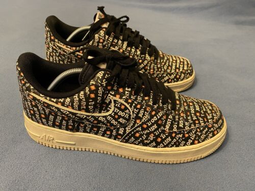 Nike Air Force 1 Low Size 11 Just Do It All Over Print Sneakers Great Condition