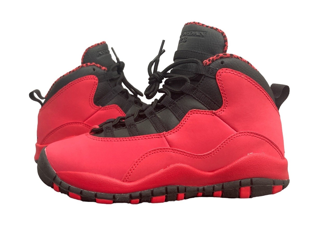Nike AIr Jordan 10 Retro Fusion Red 487211-605 Size