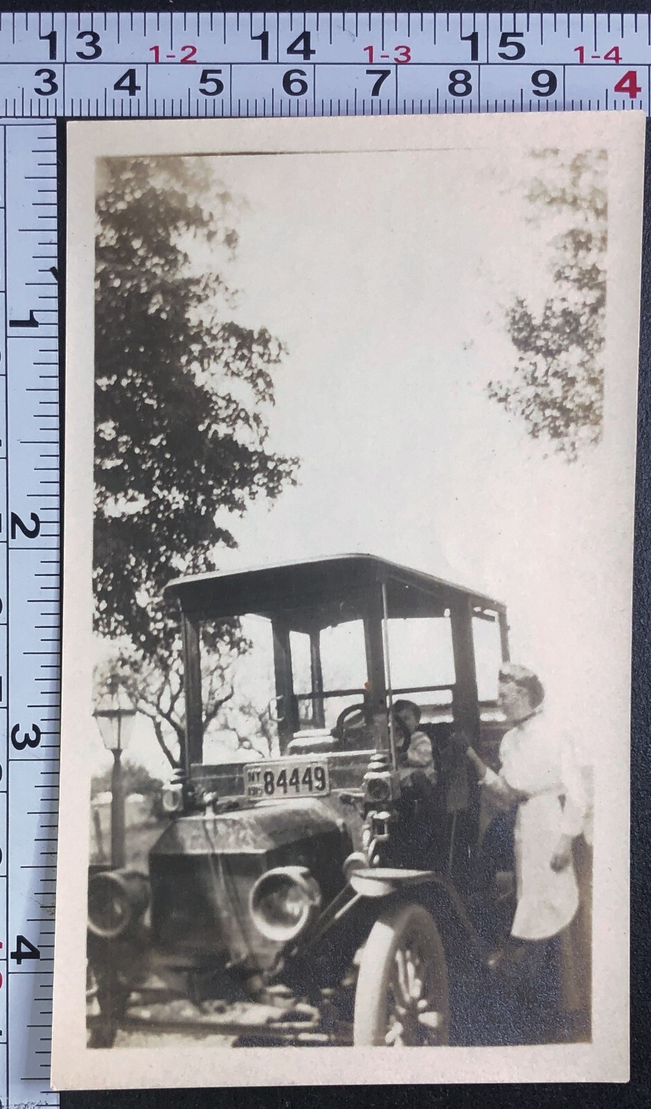 Child in Drivers Seat Automobile Car Transportation BW Photo Snapshot ...